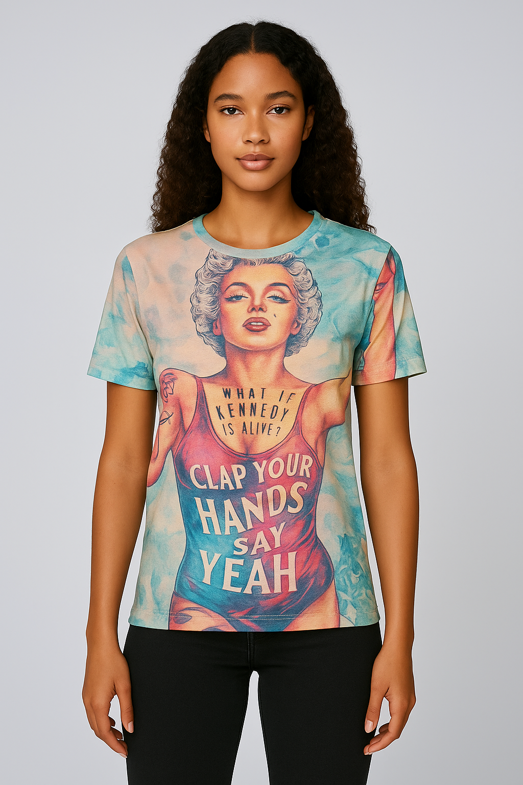Marilyn Monroe Allover Graphic Tee