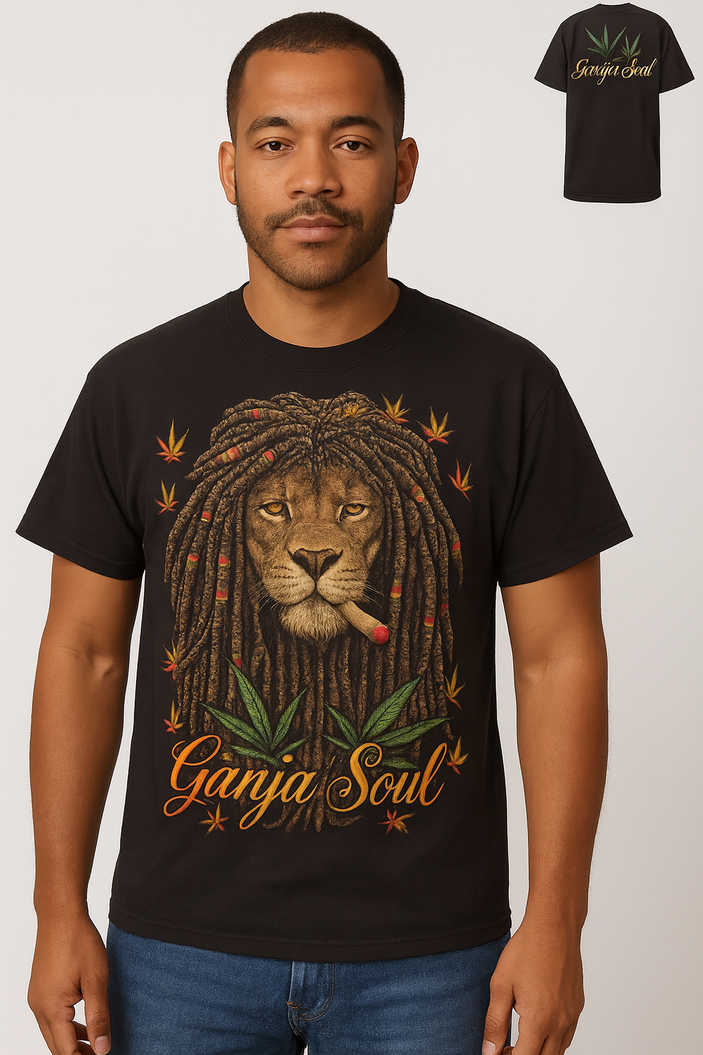 Lion Rasta Graphic Tee