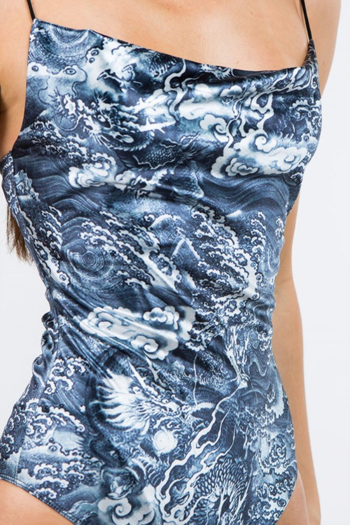 Dragon Satin Bodysuit