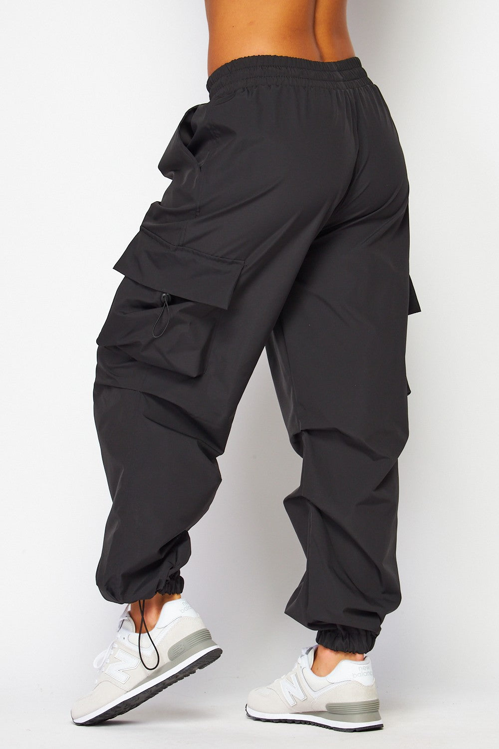 Parachute Ruched Cargo Pocket Joggers