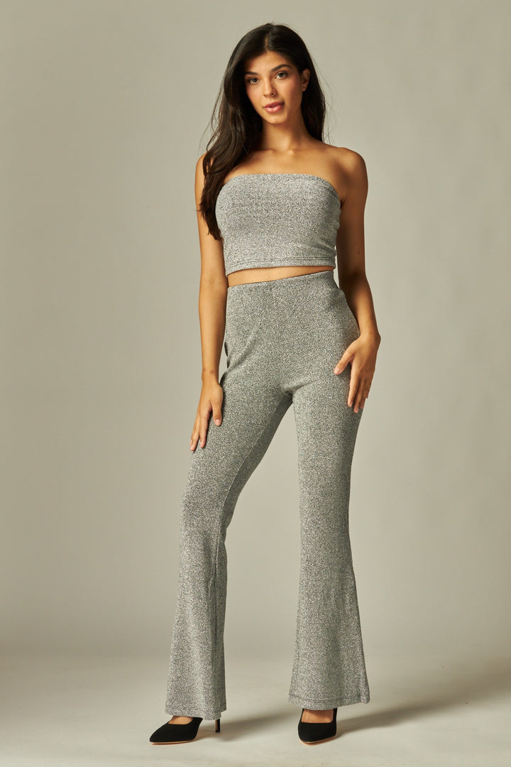 Metallic Knit Shimmer Set