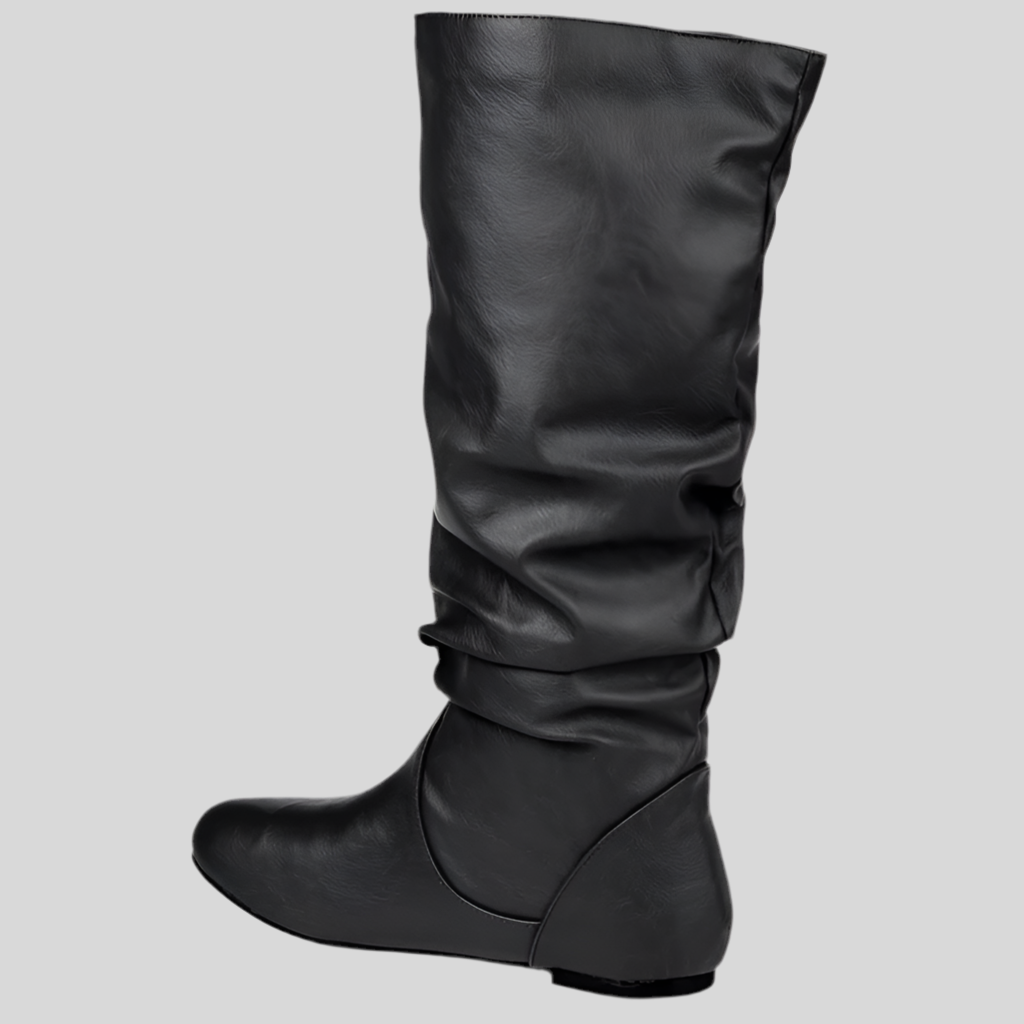 Wide Calf Round Toe Boots