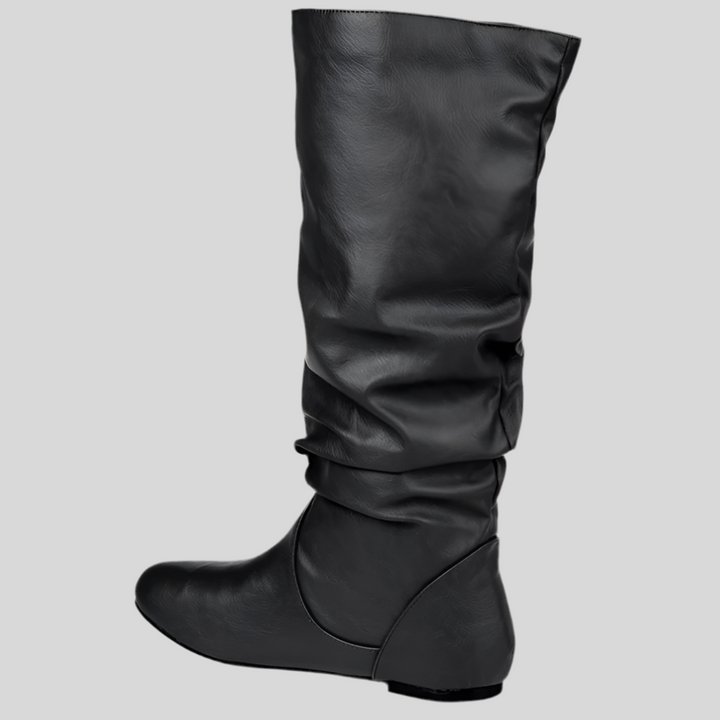 Wide Calf Round Toe Boots