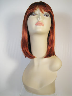 Ginger Ombre Long Straight Wig