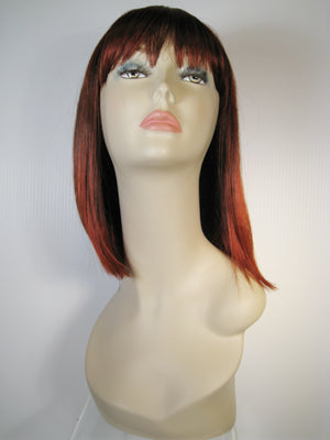 Two-Tone Long Straight Wig