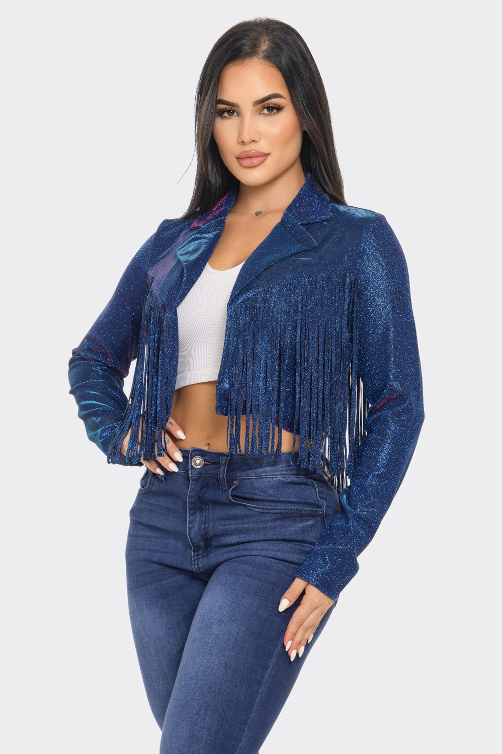 Sparkle Fringe Jacket