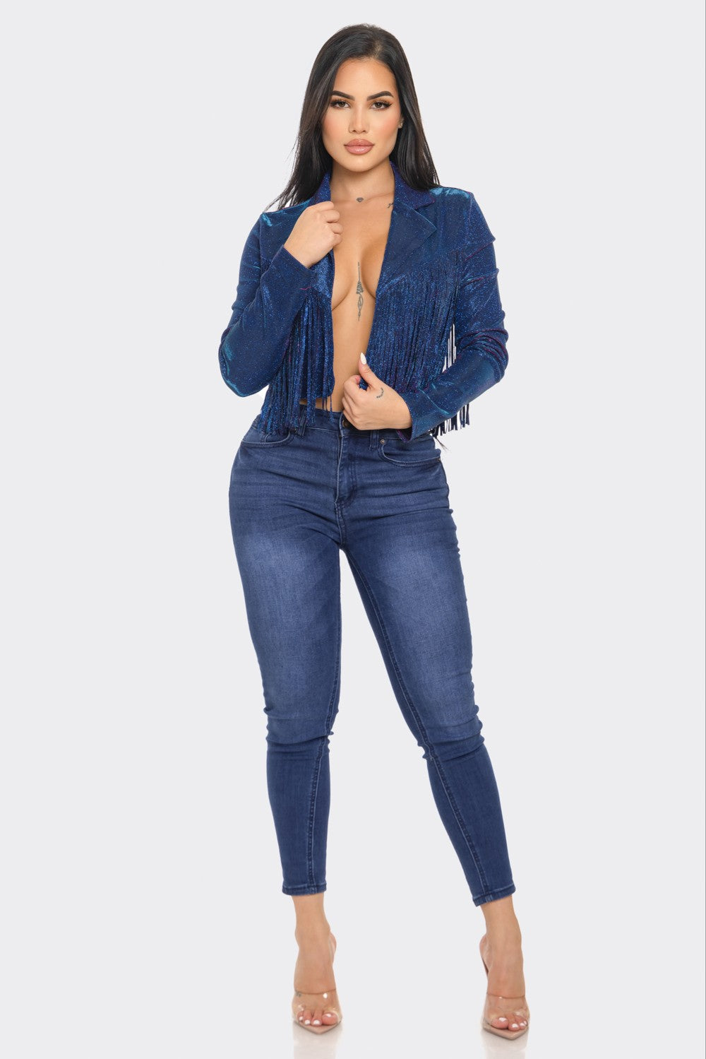 Sparkle Fringe Jacket