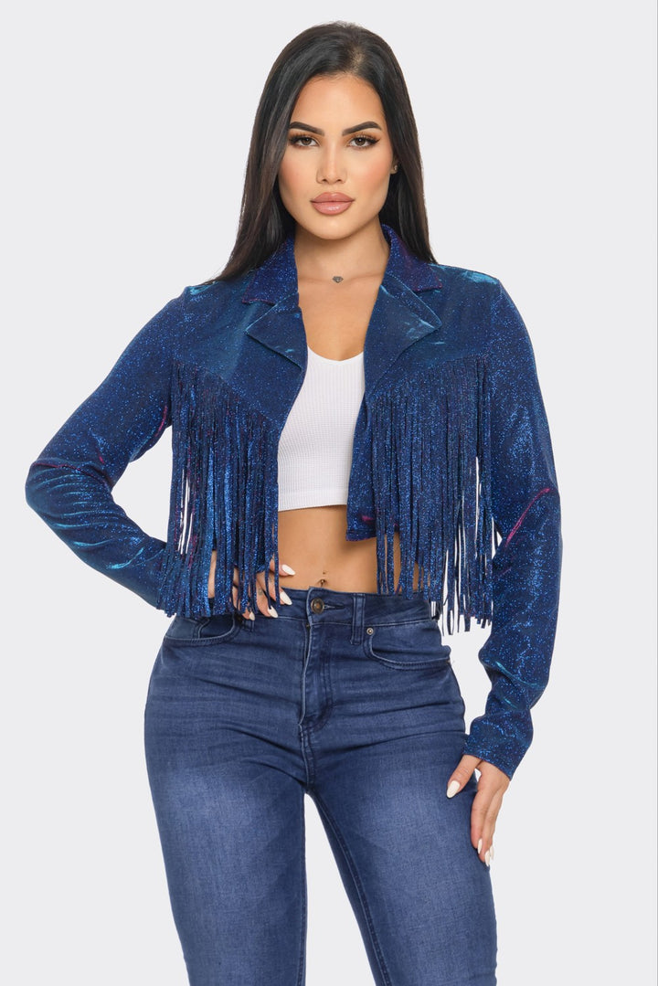 Sparkle Fringe Jacket