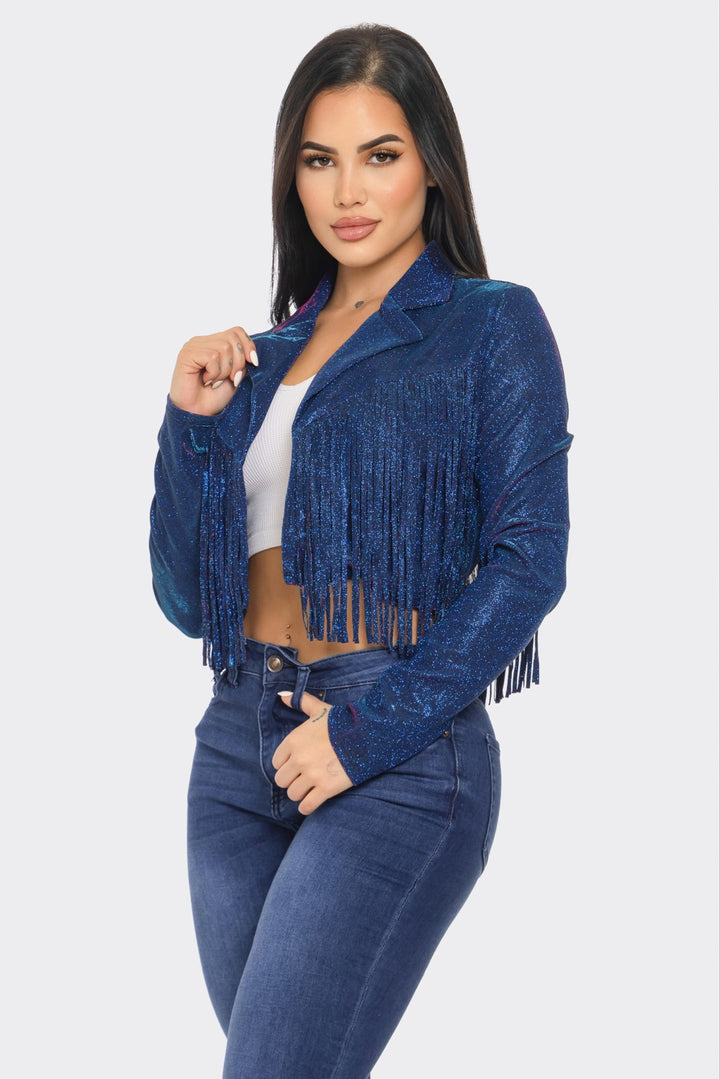 Sparkle Fringe Jacket