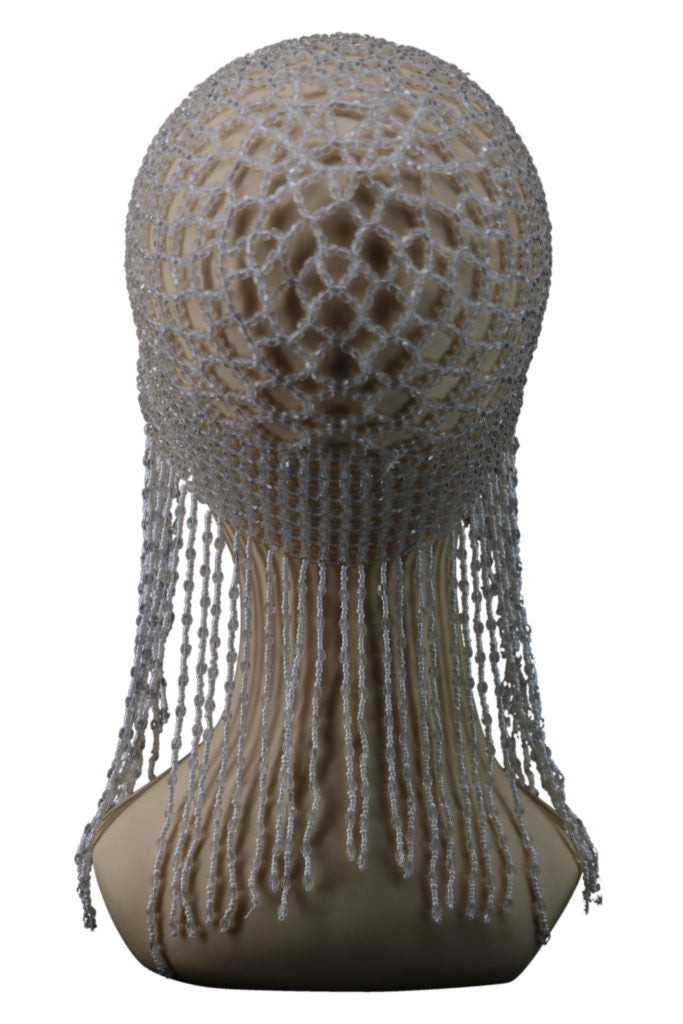 Meshed Beaded Cap