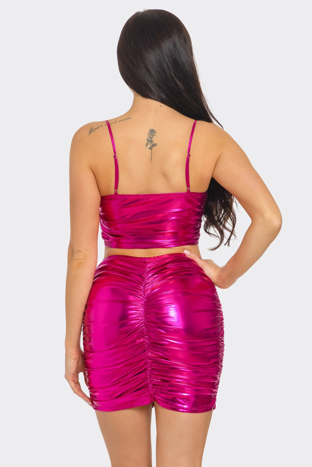 Liquid Chrome Two-Piece Set