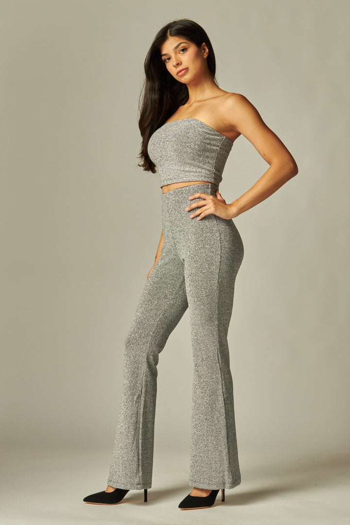 Metallic Knit Shimmer Set