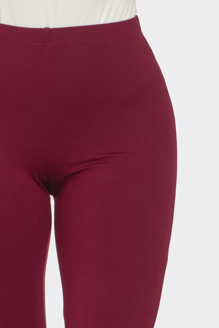 Solid Flared Long Pants