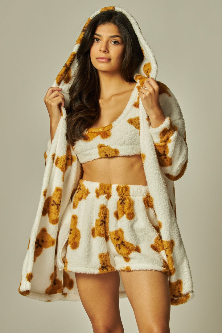 Cozy Teddy Set & Cardigan