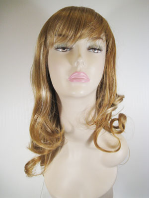 Two-Tone Long Curly Wig