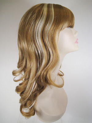 Two-Tone Long Curly Wig