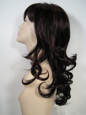 Two-Tone Long Curly Wig
