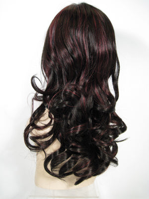 Two-Tone Long Curly Wig