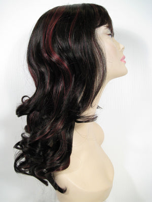 Two-Tone Long Curly Wig