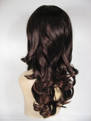 Two-Tone Long Curly Wig
