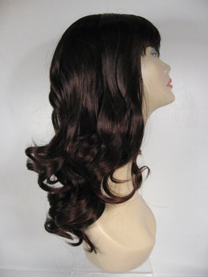 Two-Tone Long Curly Wig