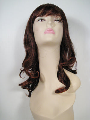 Two-Tone Long Curly Wig
