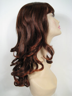 Two-Tone Long Curly Wig