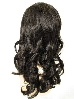 Black Long Curly Wig