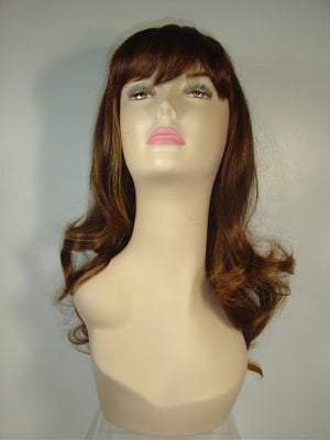 Two-Tone Long Curly Wig