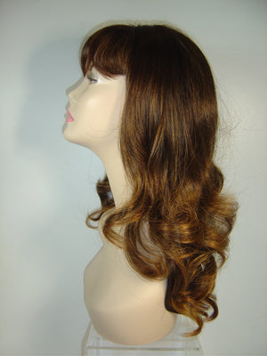 Two-Tone Long Curly Wig