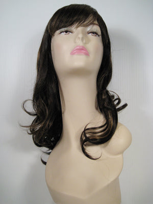 Two-Tone Long Curly Wig