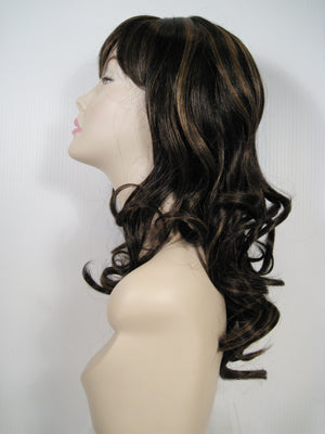 Two-Tone Long Curly Wig
