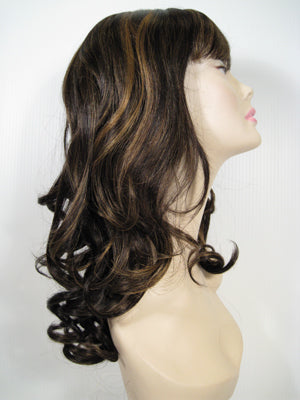 Two-Tone Long Curly Wig