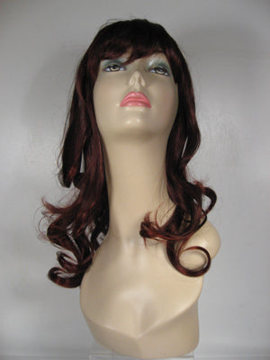 Two-Tone Long Curly Wig