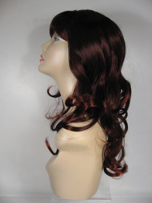 Two-Tone Long Curly Wig