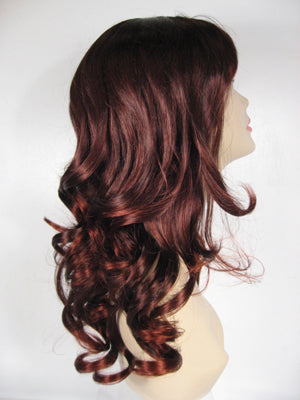 Two-Tone Long Curly Wig