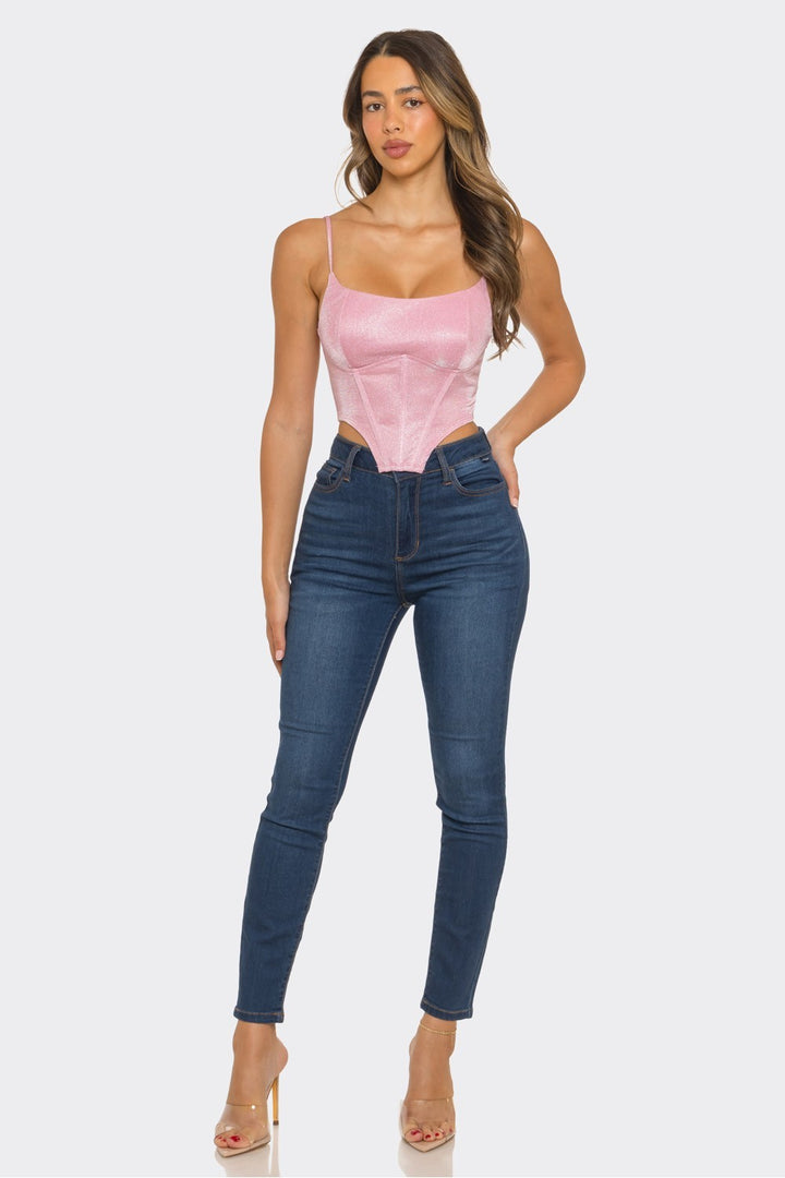 Shimmer Corset Top