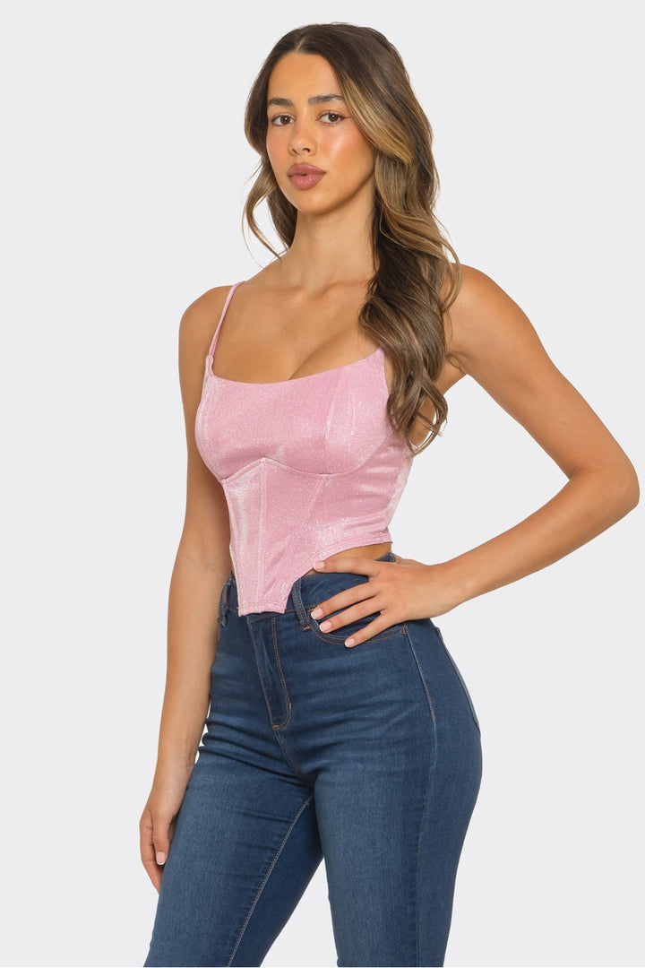 Shimmer Corset Top