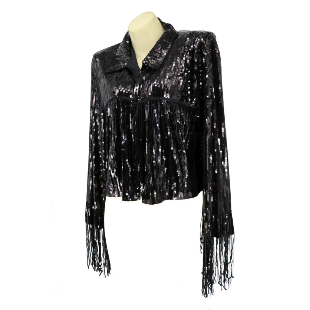 Sequin Fringe Tassel Jacket
