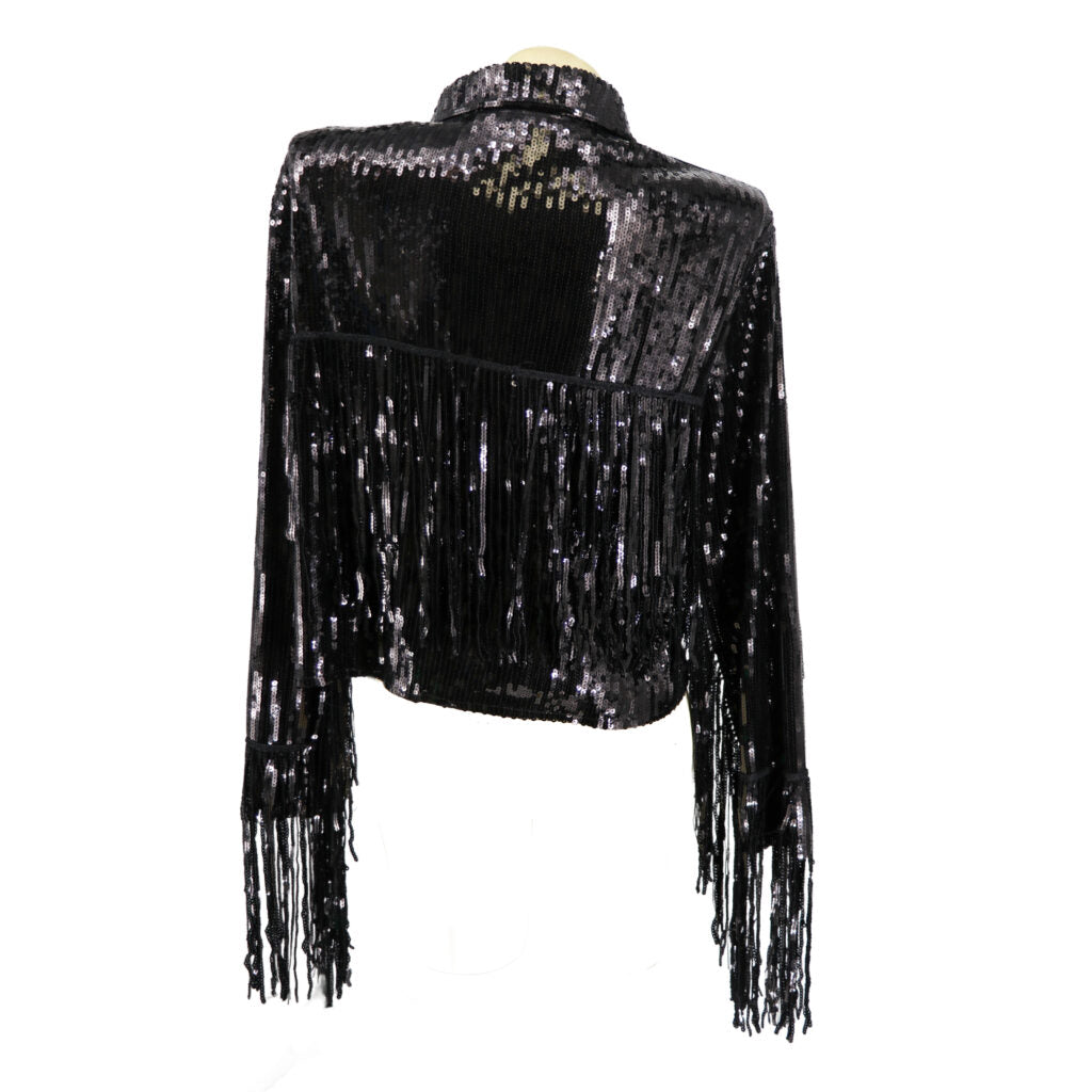 Sequin Fringe Tassel Jacket
