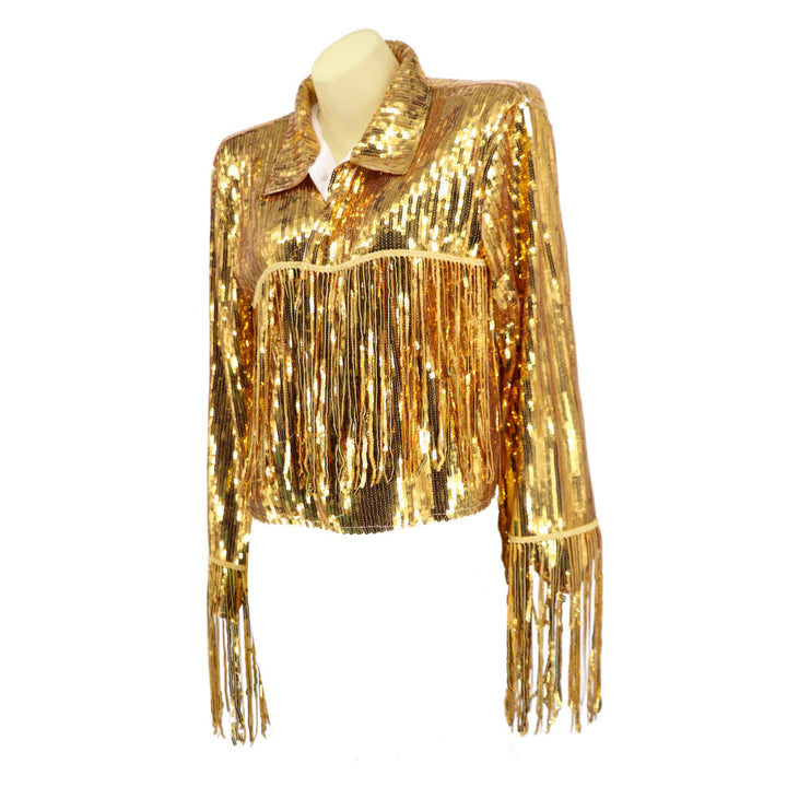Sequin Fringe Tassel Jacket