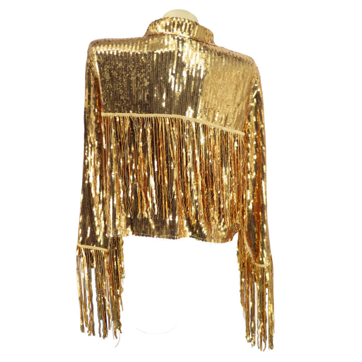 Sequin Fringe Tassel Jacket