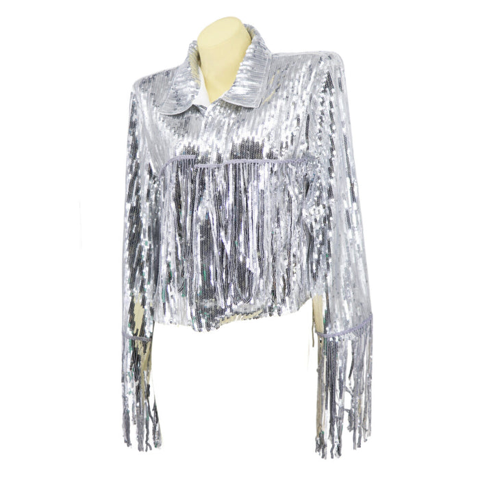 Sequin Fringe Tassel Jacket