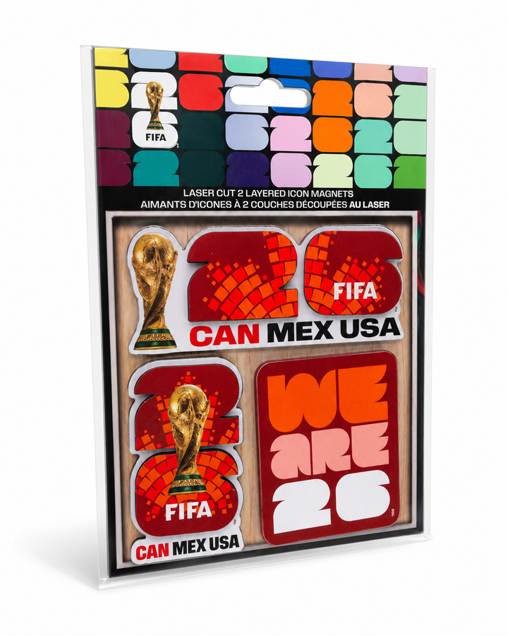 FIFA World Cup 2026™ Laser Cut Wood Magnet Set