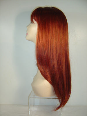 Ginger Ombre Long Straight Wig