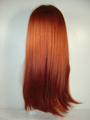 Ginger Ombre Long Straight Wig