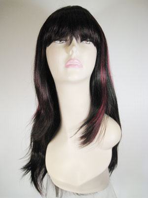 Two-Tone Long Straight Wig
