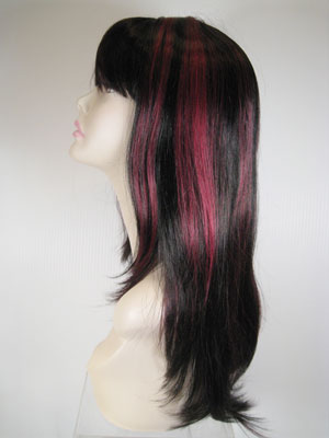 Two-Tone Long Straight Wig