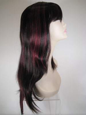 Two-Tone Long Straight Wig