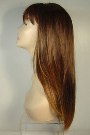 Two-Tone Long Straight Wig